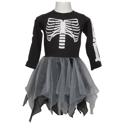 Fancy dress (Black, White) from Rusta Polyester