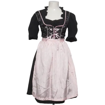 Dirndl (Black, Pink) from Fuchs Trachtenmoden Cotton, Polyester
