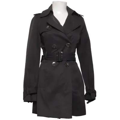 Trenchcoat (Svart) från Benetton Bomull, Polyester