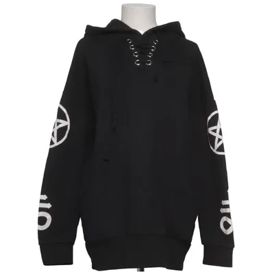 Sweat à capuche (Noir) de Gothicana by EMP Coton, Polyester
