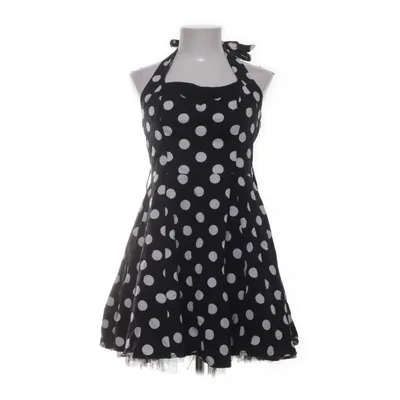 Halterneckklänning (Svart, Vit) från Hearts & Roses Bomull