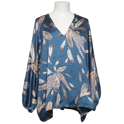 Blus (Blå, Flerfärgad) från E7 Paris Polyester