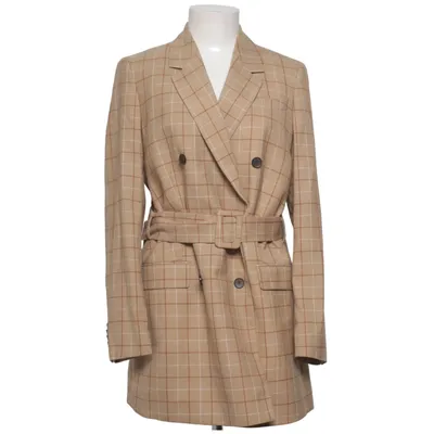 Blazer (Beige) from Calvin Klein Nylon, Wool