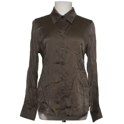 Shirt (Groen) van Lene Sand Elastaan, Zijde, Viscose
