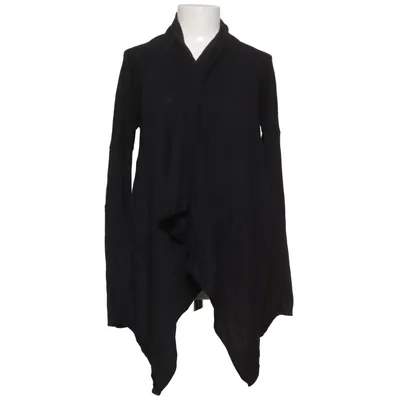 Cardigan (Noir) de Caractère Soie, Laine