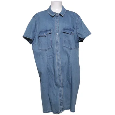 Jeanskjole (Blå) fra Noisy May Bomuld, Elastan, Polyester, Viscose