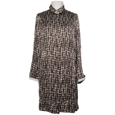Skjortekjole (Brun, Hvid) fra 'S MaxMara