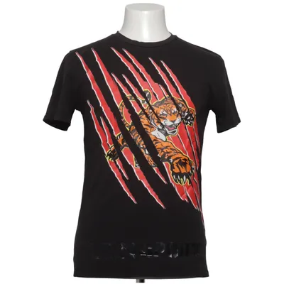 T-shirt (Svart, Flerfärgad) från Plein Sport Bomull, Elastan