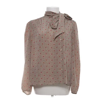 Blus (Brun, Flerfärgad) från St Michael Acetat, Polyester