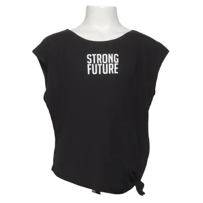 Top (Zwart) van Iconic Polyester, Viscose