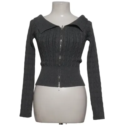 Cardigan (Gris) de Bershka Acrylique, Polyester
