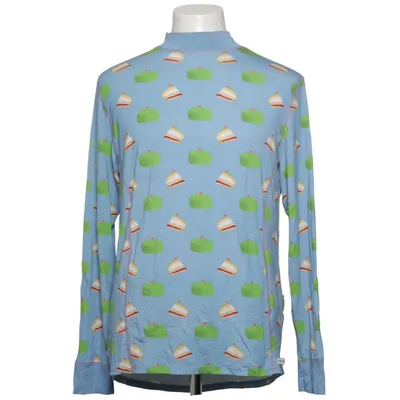 T-shirt à manches longues (Bleu, Multicolore) de Svensk Husman Bambou, Élasthane