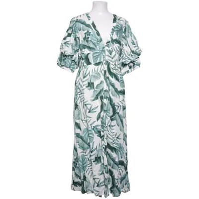 Långklänning (Grön, Flerfärgad) från Johanna Ortiz x H&M Linne, Viskos, Bomull