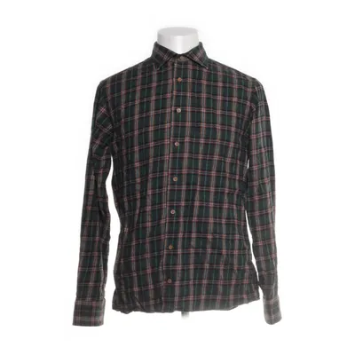 Flannel skjorte (Grøn, Flerfarvet) fra Oscar of Sweden Bomuld