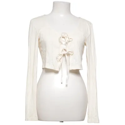 Cardigan cache-cœur (Beige) de Noisy May