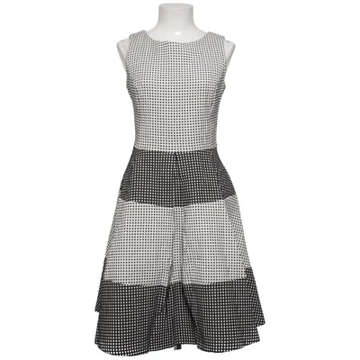 Kleid (Schwarz, Weiß) von Orsay Baumwolle, Elasthan, Polyester