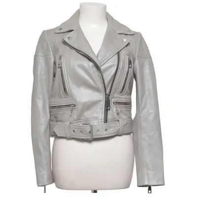 Biker jacket (Gray) from Liebeskind Berlin Leather, Polyester