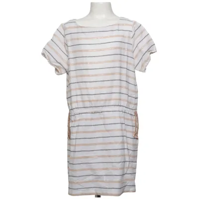 Robe (Blanc, Marron, Or) de Émile et Ida Coton, Fibre métallique