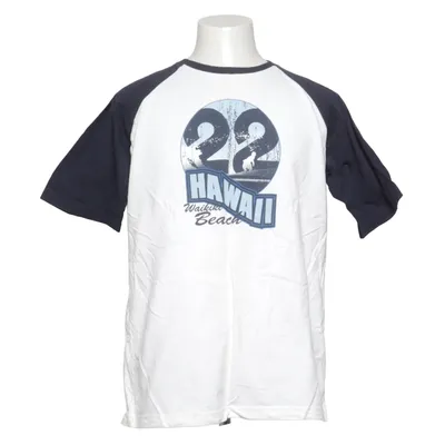 T-shirt (Blanc, Bleu) de Batistini Coton