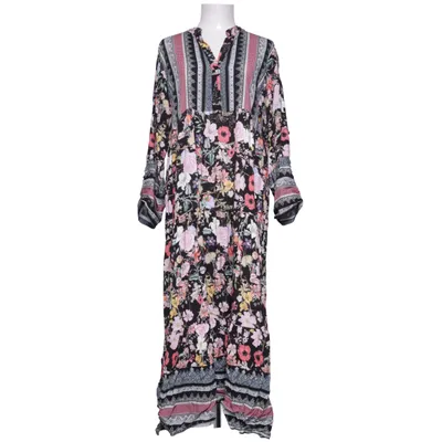 Maxi dress (Black, Multicolored) from Cat & Co Viscose