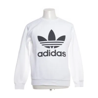 Sweatshirt (Wit, Zwart) van Adidas Katoen, Elastaan, Polyester