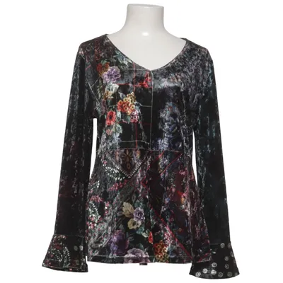 Top (Black, Multicolored) from Happi Elastane, Polyester