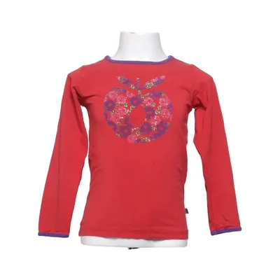 T-shirt à manches longues (Rouge, Violet, Multicolore) de Småfolk Coton, Élasthane, Modal