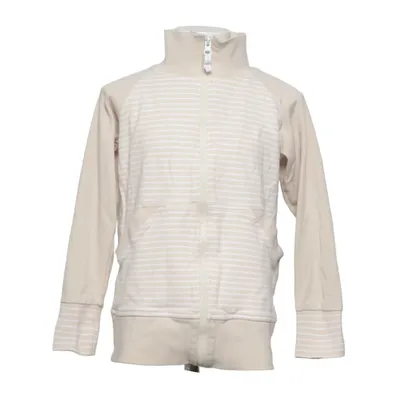 Cardigan (Beige, White) from Geggamoja Organic cotton