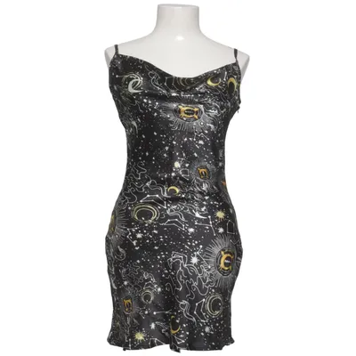 Dress (Black, White, Yellow) from Wednesday's Girl Polyester