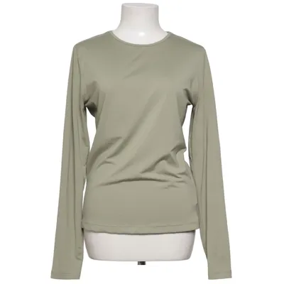 Langærmet t-shirt (Beige) fra Ninepine Elastan, Genanvendt polyester