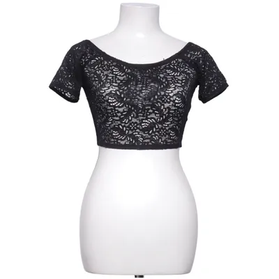 Crop top (Black) from Gina Tricot Elastane, Polyamide