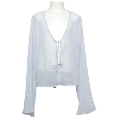 Blouse (Bleu) de H&M Polyester