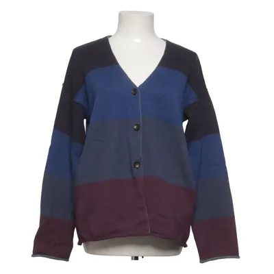 Strickjacke (Blau, Lila, Mehrfarbig) von Gudrun Sjödén Baumwolle, Wolle