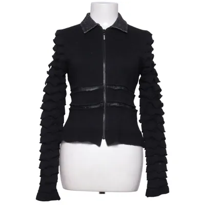 Cardigan (Noir) de Eva & Claudi Cachemire, Viscose, Laine