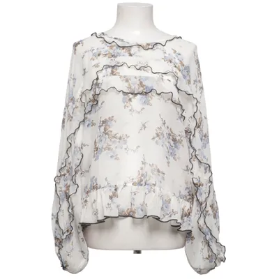 Bluse (Hvid, Flerfarvet) fra Divided by H&M Polyester