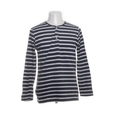 Henley shirt (Blue, White) from Livergy Cotton