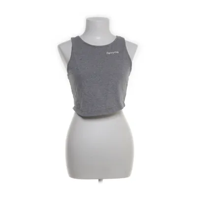 Crop top (Grå) från Famme Bomull, Elastan