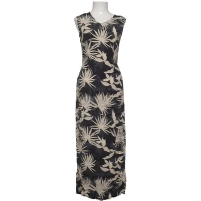 Maxi jurk (Zwart, Beige) van Chaloc Viscose