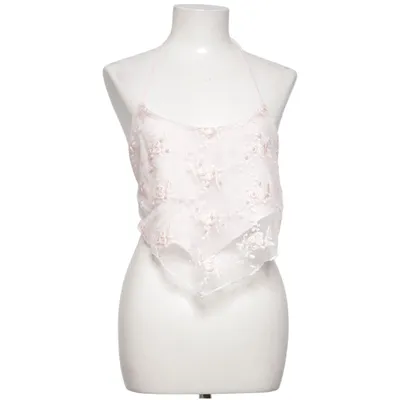 Halternecktopp (Rosa) från Shein Elastan, Polyester