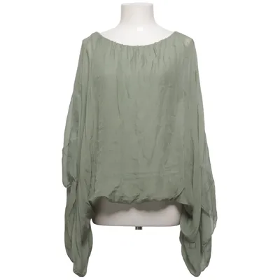 Top (Groen) van Made in italy Elastaan, Zijde, Viscose