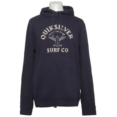 Sweat à capuche (Bleu) de Quiksilver Coton, Polyester