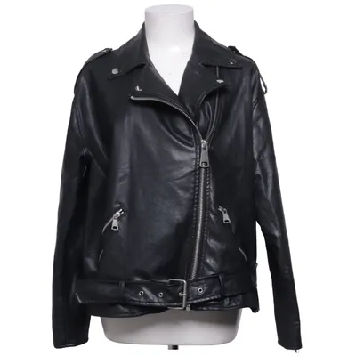 Bikerjacka (Svart) från Missguided Bomull, Polyester, Polyuretan, Viskos