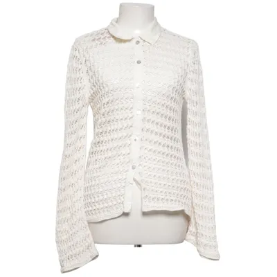 Strickjacke (Weiß) von Zara Baumwolle