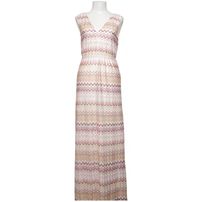 Långklänning (Ziczac Long Dress) från Dry Lake Elastan, Polyester