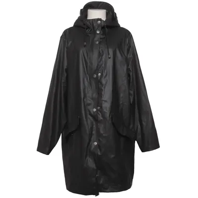 Raincoat (Black) from Áhkká Outdoor Polyester, Polyurethane