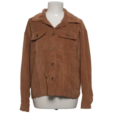 Overshirt (Brown) from Drys Polyester, Wool