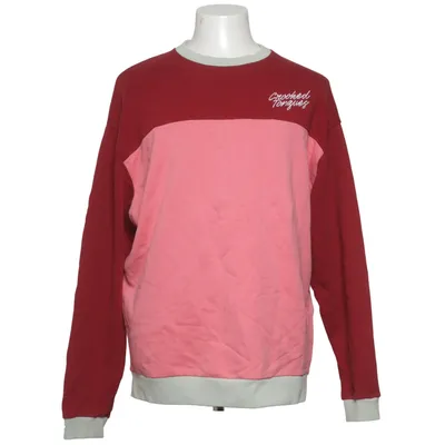 Sweatshirt (Rouge, Rose, Multicolore) de Crooked Tongues Coton, Élasthane