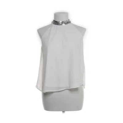 Halternecktopp (Vit) från ONLY Blue Denim Polyester