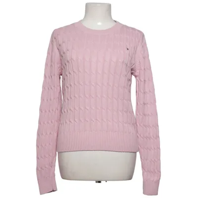 Strickpullover (Pink) von Tommy Hilfiger Baumwolle