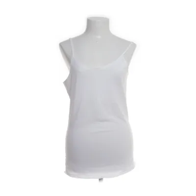 Tanktop (Wit) van Essentials Katoen, Elastaan